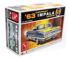 Maqueta Amt 1963 Chevy Impala Ss Hardtop A Escala 1/25 - Venta Internacional.