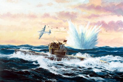 Foto 7 | Foto 7 | Kit De Maquetas De Plástico Revell German Submarine Type Vii C/41 1:350 - Venta Internacional.