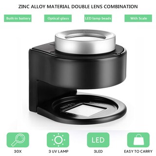 Foto 2 | Foto 2 | Lupa Amoper 30x Con 6 Luces Recargable Por Usb - Venta Internacional.