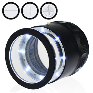 Foto 1 | Foto 1 | Lupa De Escala Lupa Con Aumento De 10 Aumentos 8 Luces Led De 25 Mm - Venta Internacional.