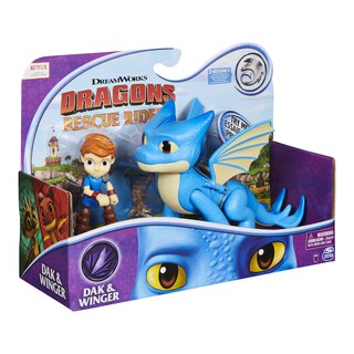 Foto 7 | Foto 7 | Set De Figuras Dreamworks Dragons Rescue Riders Winger And Dak - Venta Internacional.