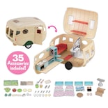 Caravana Familiar Toy Calico Critters Caravan Con 35 Accesorios - Venta Internacional.