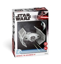 Modelo 3d De Rompecabezas Star Wars Imperial Tie Advanced X1 Fighter - Venta Internacional.