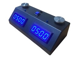 Reloj De Ajedrez Zmartfun Ii Digital Negro/azul Con Pantalla Led - Venta Internacional.