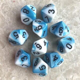 Foto 5 | Foto 5 | Juego De Dados 10 Esferas Con Números Poliédricos D10 Para Juegos De Mesa - Venta Internacional.