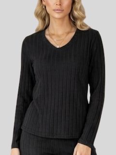 Foto 5 | Foto 5 | Conjunto Blusa Manga Larga y Pants Conj-0116 Negro