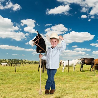 Foto 2 | Foto 2 | Caballo De Peluche Hollyhome Outdoor Con Ruedas De Madera De 36 Cm - Venta Internacional.