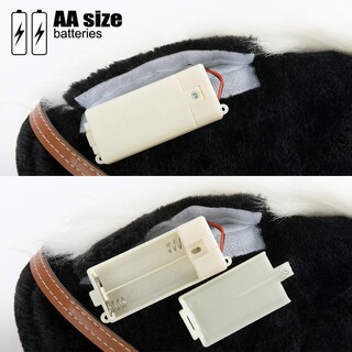 Foto 5 | Foto 5 | Caballo De Peluche Hollyhome Outdoor Con Ruedas De Madera De 36 Cm - Venta Internacional.