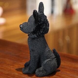 Foto 4 | Foto 4 | Juguetes De Peluche Con Forma De Miniperros Negros Realistas Para Niños - Venta Internacional.