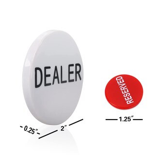 Foto 2 | Foto 2 | Set De Botones Para Dealer De Póker Gse Ciega Pequeña Ciega Grande Kill - Venta Internacional.