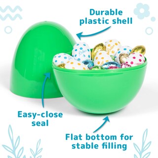 Foto 4 | Foto 4 | Huevos De Pascua De Plástico Prextex De 3.5 Pulgadas Sin Relleno 36 Unidades Para Niños - Venta Internacional.