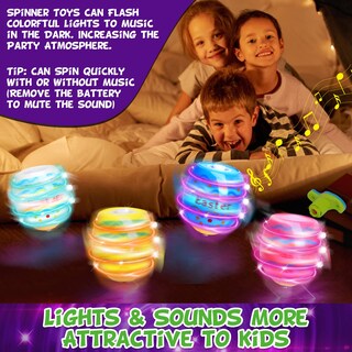Foto 3 | Foto 3 | Pops Giratorias Con Forma De Huevos De Pascua Iluminados Con Flash Y Música Para Niños - Venta Internacional.