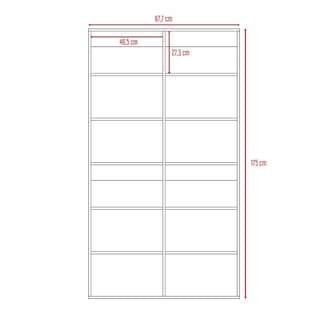 Foto 7 | Foto 7 | Librero Taira Nogal Virtual Muebles