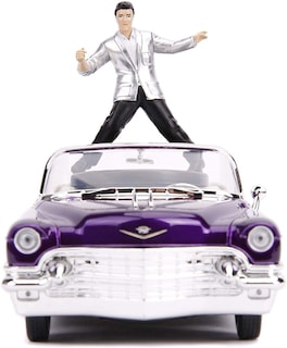 Foto 2 | Foto 2 | Coche Fundido A Presión Jada Toys 1956 Cadillac Eldorado Con Elvis 1:24 - Venta Internacional.