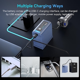 Foto 6 | Foto 6 | Batería De Cámara Smallrig Np-f970 10500 Mah Para Sony Np-f970 - Venta Internacional.