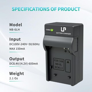 Foto 6 | Foto 6 | Cargador De Batería Lp Nb-6l Nb-6lh Para Canon Powershot - Venta Internacional.