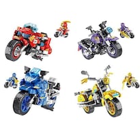 Motocicleta Building Blocks 4 En 1 Ninja Ensamblada Para Niños - Venta Internacional.