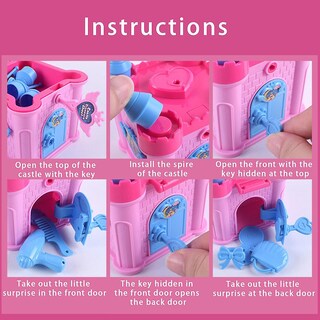 Foto 2 | Foto 2 | Juego De Bloques De Construcción Con Forma De Castillo Rompecabezas De Juguete Para Niños De 6 A 12 - Venta Internacional.