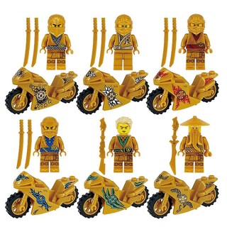 Foto 1 | Foto 1 | Set De Bloques De Construcción Golden Ninja Motorcycle Para 6 Niños - Venta Internacional.