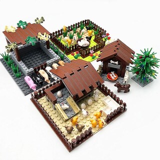 Foto 2 | Foto 2 | Set Toy Blocks City Farm Para Niños De 4 A 6 Años 7 A 12 Y Más De 12 Años Con Gallinero - Venta Internacional.