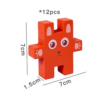 Foto 2 | Foto 2 | Juego De Mesa Balance Blocks Juguete De Madera Para Niños - Venta Internacional.