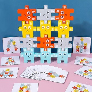 Foto 3 | Foto 3 | Juego De Mesa Balance Blocks Juguete De Madera Para Niños - Venta Internacional.