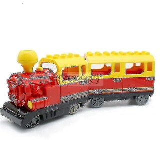 Foto 1 | Foto 1 | Tren Duplo Blocks De Juguete Que Funciona Con Pilas Luz Y Sonido - Venta Internacional.