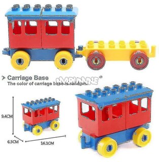 Foto 3 | Foto 3 | Tren Duplo Blocks De Juguete Que Funciona Con Pilas Luz Y Sonido - Venta Internacional.