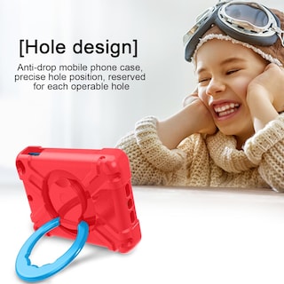 Foto 7 | Foto 7 | Funda Para Tablet Akabeila Para Apple Ipad Mini 4/5 Roja+azul - Venta Internacional.