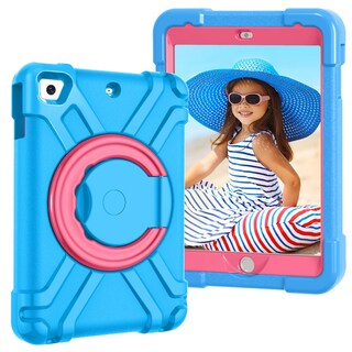 Foto 1 | Foto 1 | Funda Para Tablet Akabeila Para Apple Ipad Mini 1/2/3 Para Niños Azul+rosa - Venta Internacional.