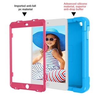 Foto 3 | Foto 3 | Funda Para Tablet Akabeila Para Apple Ipad Mini 1/2/3 Para Niños Azul+rosa - Venta Internacional.