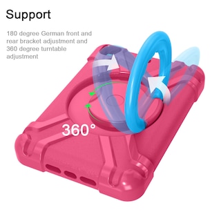 Foto 5 | Foto 5 | Funda Para Tablet Akabeila Para Apple Ipad Mini 1/2/3 Para Niños Rosa Rojo+azul - Venta Internacional.