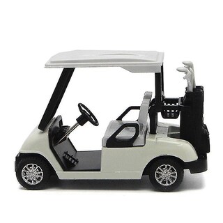 Foto 2 | Foto 2 | Carrito De Golf Eléctrico De Jardín Fundido A Presión Escala 1/20 Blanco - Venta Internacional.