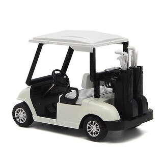 Foto 3 | Foto 3 | Carrito De Golf Eléctrico De Jardín Fundido A Presión Escala 1/20 Blanco - Venta Internacional.