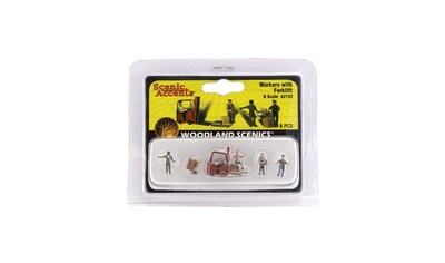 Foto 2 | Foto 2 | Figura Woodland Scenics Workers With Forklift N Scale - Venta Internacional.