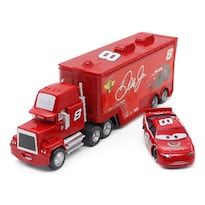 Set De Coches De Juguete Mcqueen & Mack Hauler Truck Diecast A Escala 1:55 - Venta Internacional.