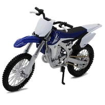 Motocicleta De Juguete Yamaha Yz450f A Escala 1:12 Con Amortiguador - Venta Internacional.
