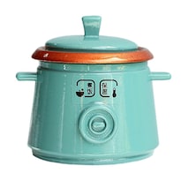 Hervidor De Arroz Dollhouse Cookware Escala 1:12 Y 1:8 Azul - Venta Internacional.