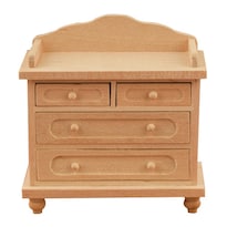 Mueble De Tv En Miniatura Dollhouse De Madera A Escala 1/12 - Venta Internacional.