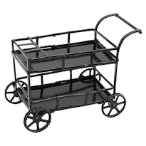 Coche De Comedor En Miniatura Dollhouse A Escala 1:12 De Metal Negro - Venta Internacional.