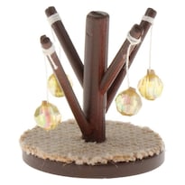 Rascador Dollhouse Animal Toy De Resina A Escala 1/12 Color Rojo - Venta Internacional.