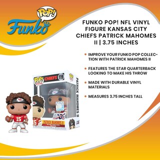 Foto 7 | Foto 7 | Figura De Vinilo Funko Pop! Patrick Mahomes Ii De La Nfl (chiefs) - Venta Internacional.