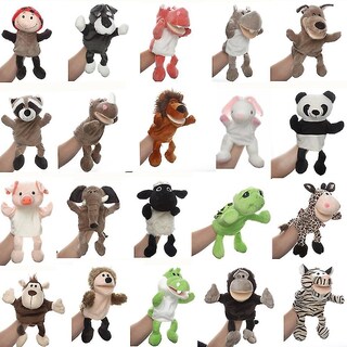 Foto 3 | Foto 3 | Marionetas De Mano Animales De Juguete Rinocerontes Para Juegos Imaginativos - Venta Internacional.