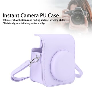 Foto 2 | Foto 2 | Funda Protectora Para Cámara Gowenic Instax Mini 12 Púrpura Con Correa - Venta Internacional.