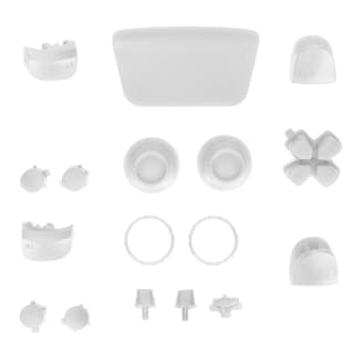 Foto 2 | Foto 2 | Kit De Botones De Mando De Juego Para Mando Ps5 Qiilu White - Venta Internacional.