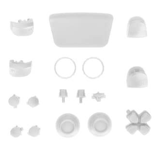 Foto 6 | Foto 6 | Kit De Botones De Mando De Juego Para Mando Ps5 Qiilu White - Venta Internacional.