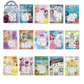 Foto 2 | Foto 2 | Pegatinas De Uñas Frozen Princess Anna A Prueba De Agua Para Niños Mayores De 3 Años - Venta Internacional.