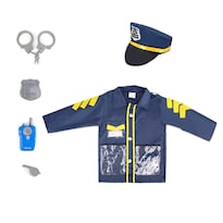 Set De Disfraces De Cosplay Para Niños Juego De Rol De Oficial De Policía Y Chef - Venta Internacional.