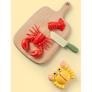 Foto 2 | Foto 2 | Juego De Cocina Toy Kitchen Para Niños Con Pizza Y Mariscos Con Cangrejo Y Caracola - Venta Internacional.