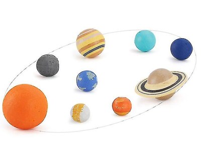 Foto 3 | Foto 3 | Juego De Modelos Planet De Toy Universe 9 Piezas Para Niños De Más De 2 Años - Venta Internacional.